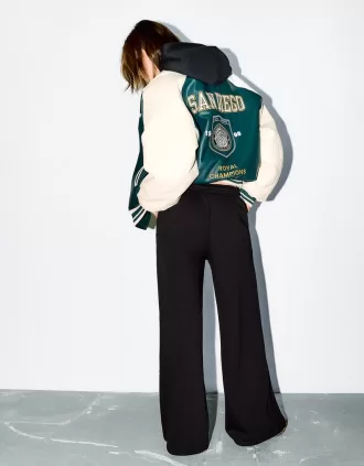 Pantaloni in felpa super larghi