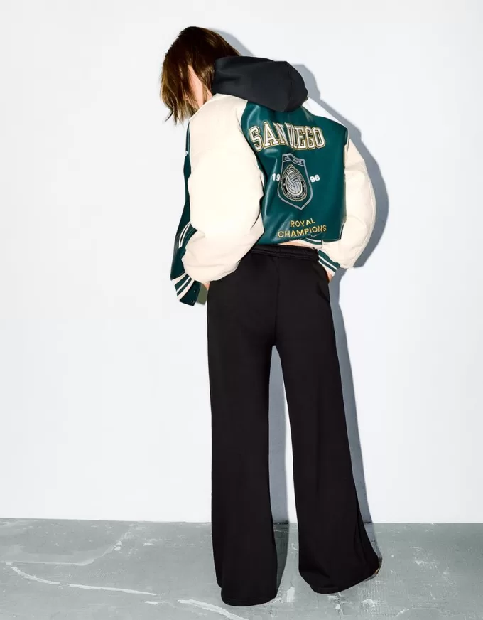 Pantaloni in felpa super larghi