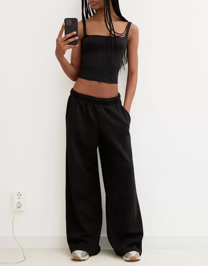 Pantaloni in felpa super larghi