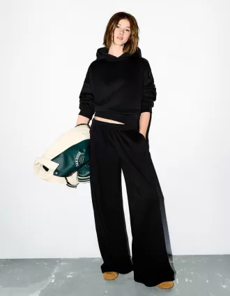 Pantaloni in felpa super larghi