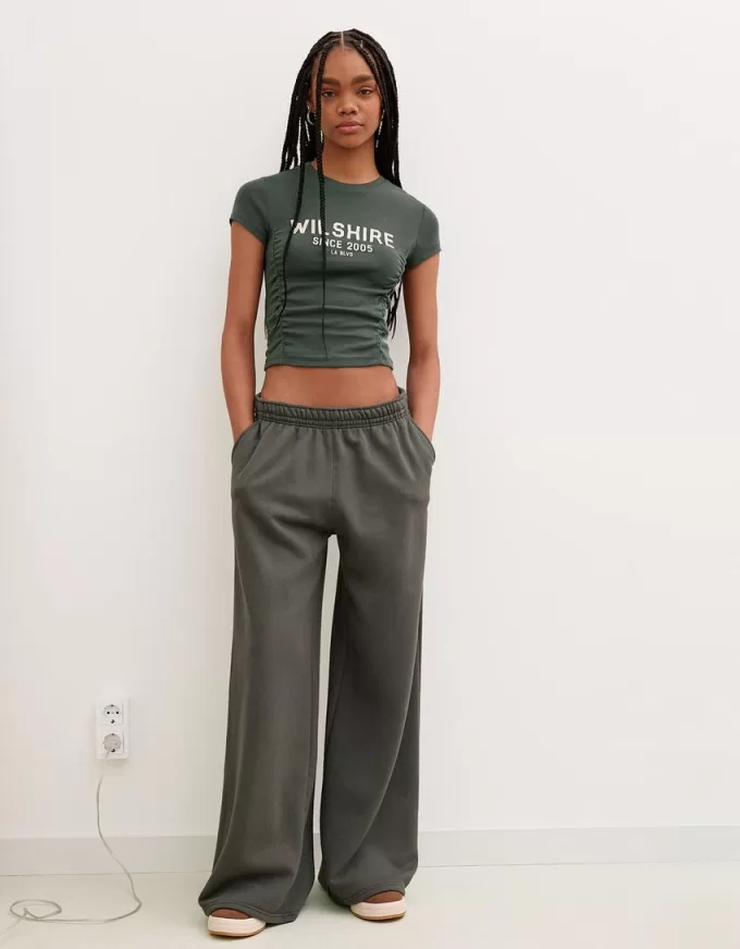 Pantaloni in felpa super larghi