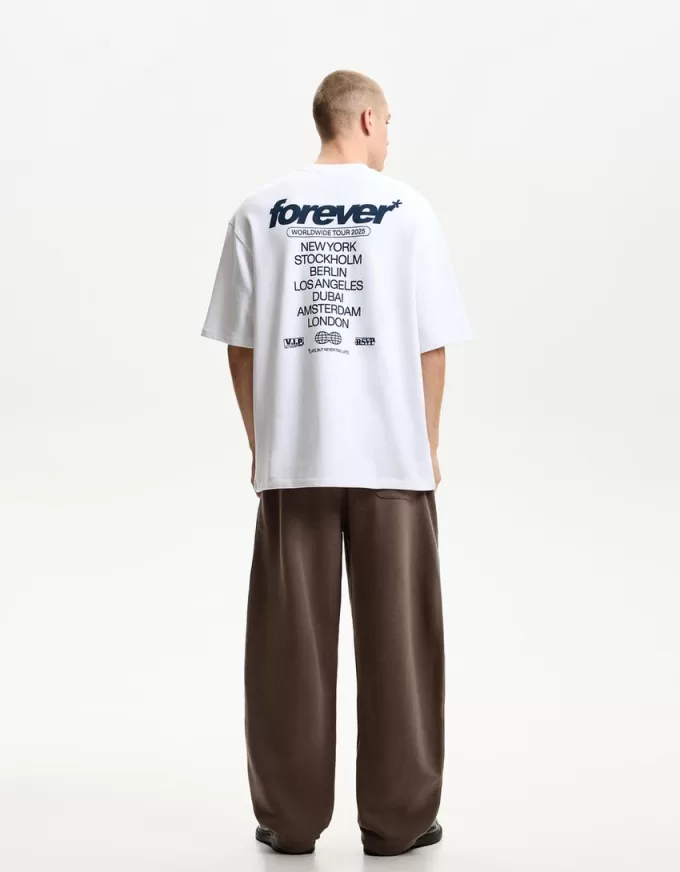 Pantaloni in peluche con vestibilità a palloncino