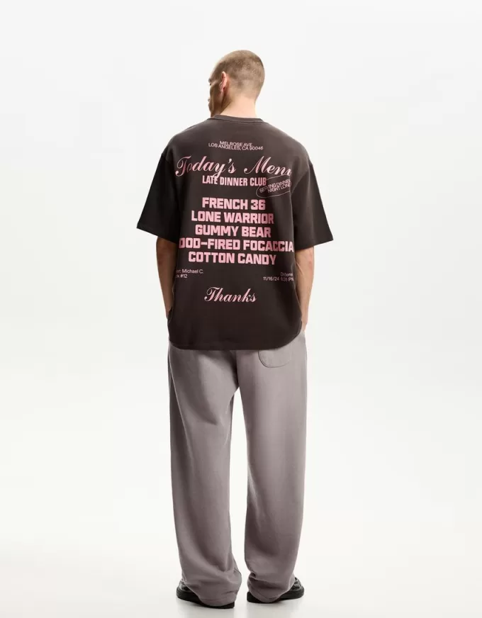 Pantaloni in peluche con vestibilità a palloncino