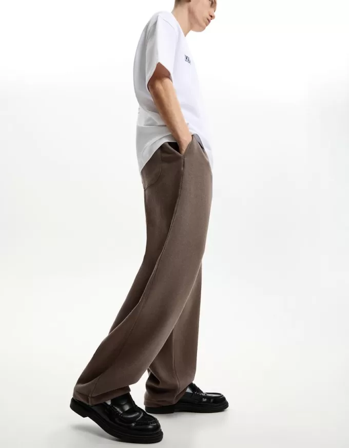 Pantaloni in peluche con vestibilità a palloncino