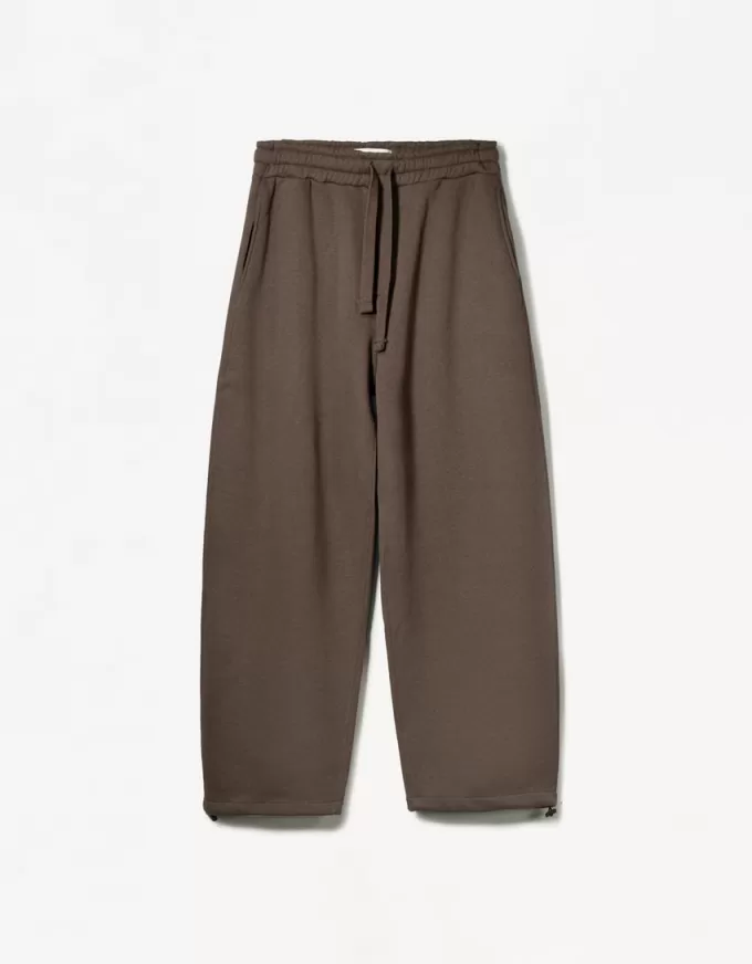 Pantaloni in peluche con vestibilità a palloncino