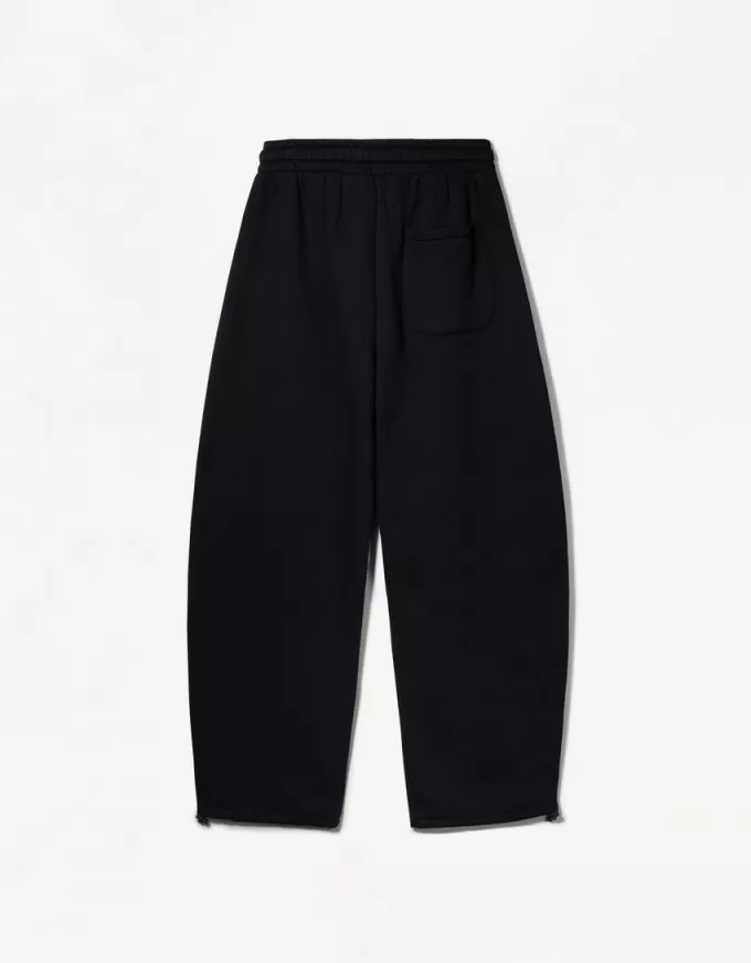 Pantaloni in peluche con vestibilità a palloncino