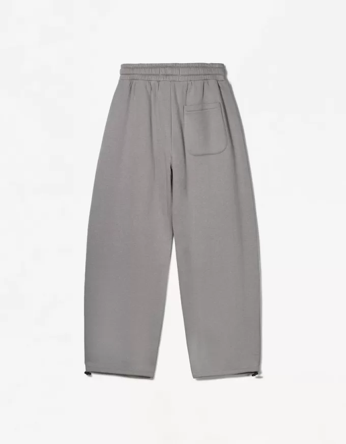 Pantaloni in peluche con vestibilità a palloncino