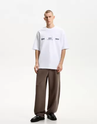 Pantaloni in peluche con vestibilità a palloncino