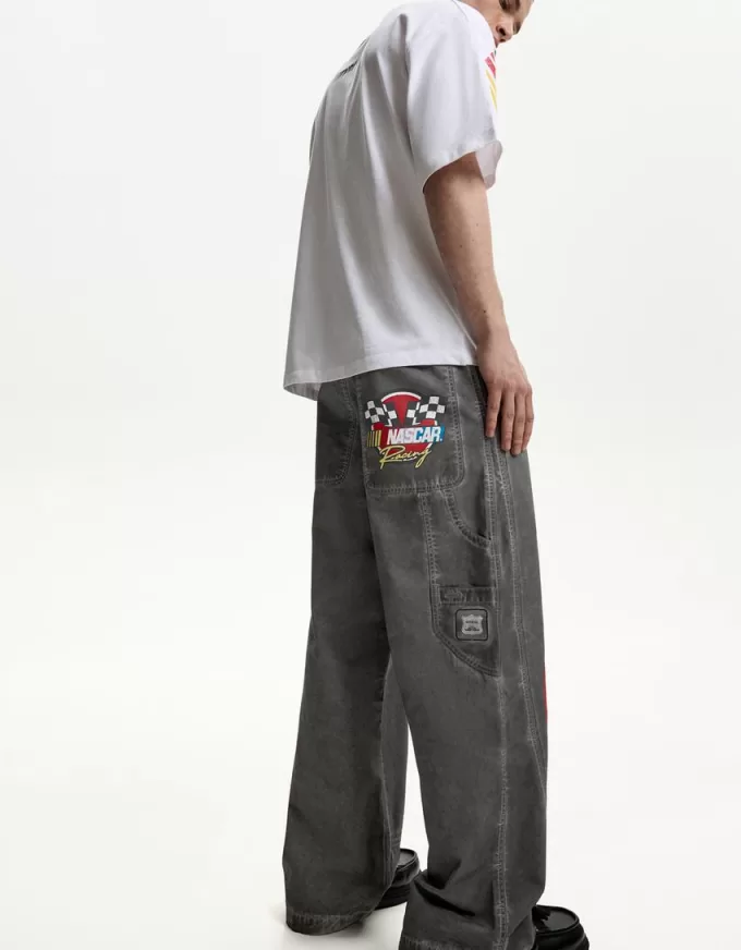 Pantaloni larghi Nascar