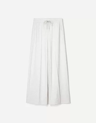 Pantaloni morbidi a gamba larga