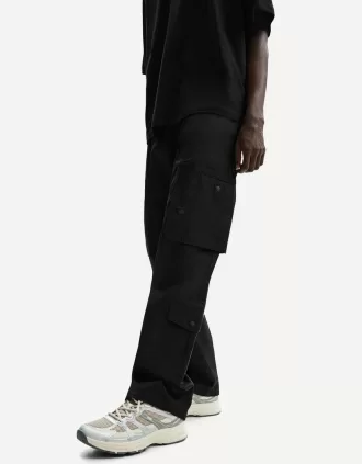 Pantaloni multicargo a gamba larga