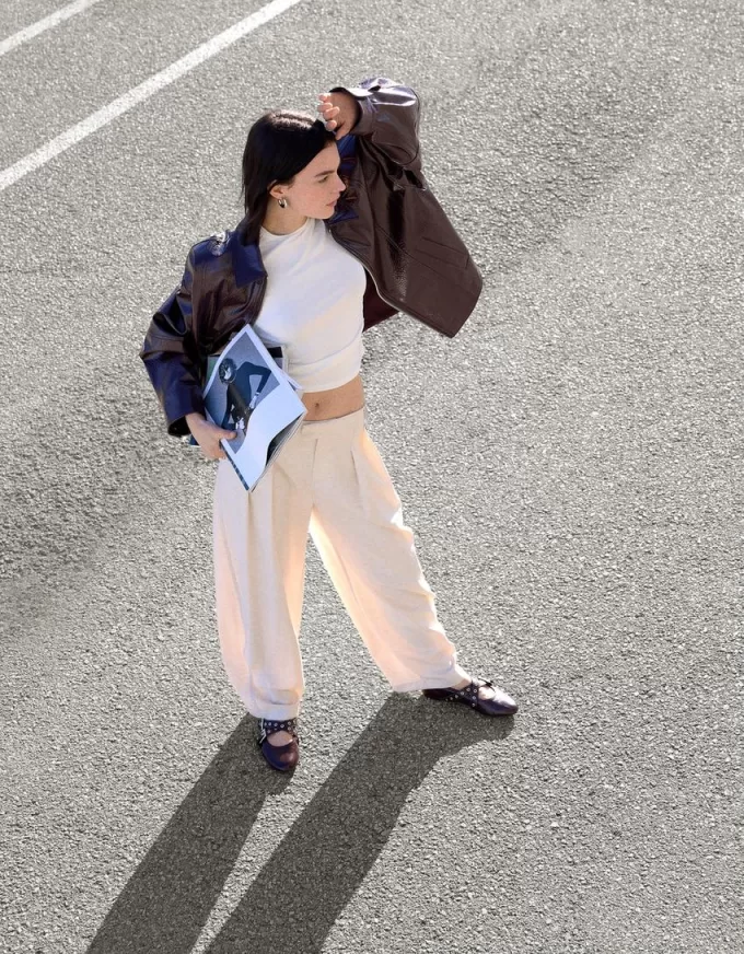 Pantaloni su misura a palloncino