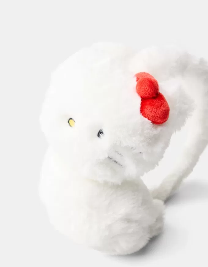 Paraorecchie Hello Kitty in pelliccia sintetica