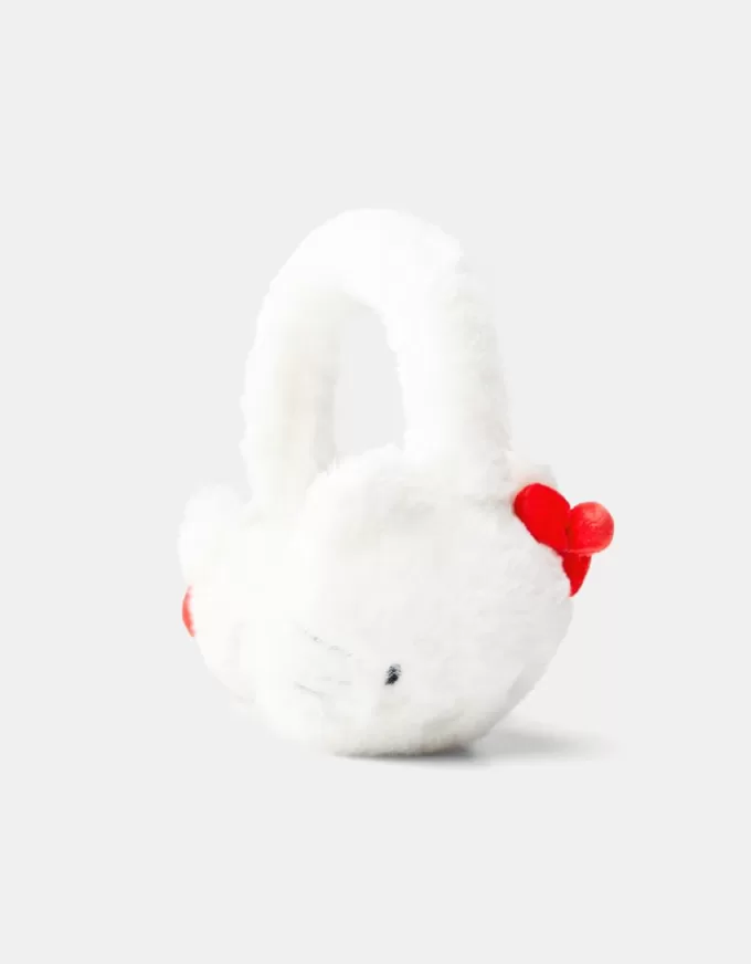 Paraorecchie Hello Kitty in pelliccia sintetica