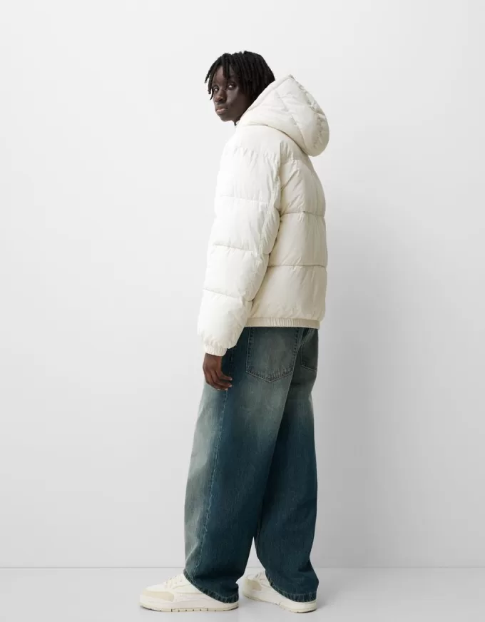 Piumino con cappuccio