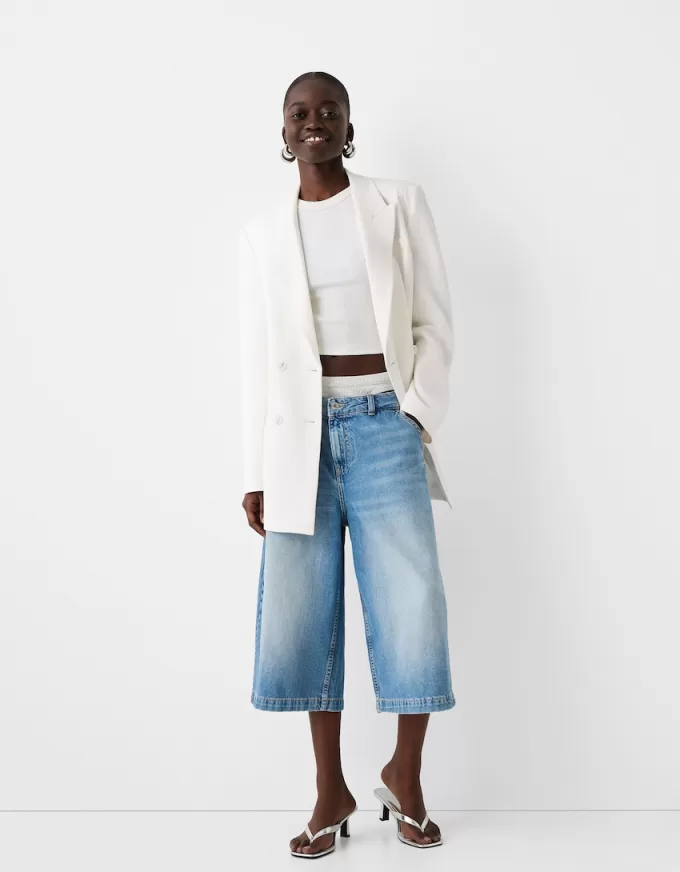 Sandali metallizzati con tacco a gattino