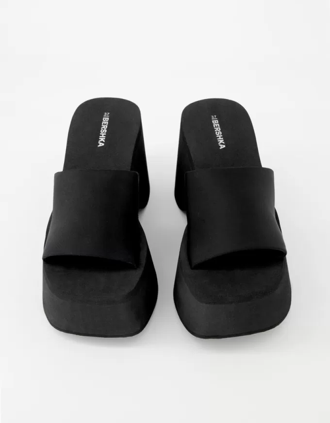 Sandali mulo con plateau