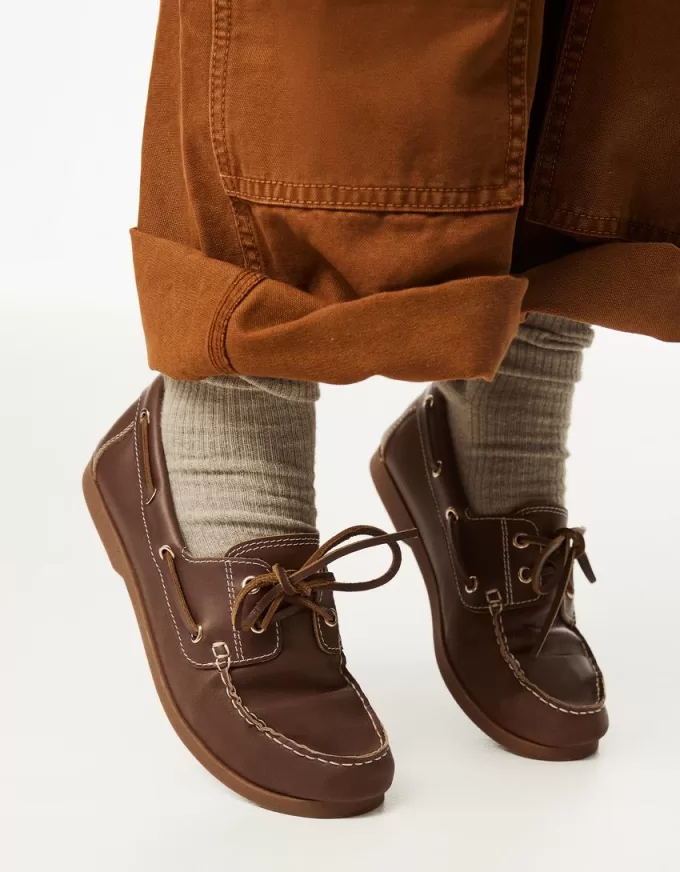 Scarpe da ponte in PELLE