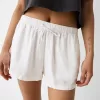 Shorts con dettaglio elastico in vita