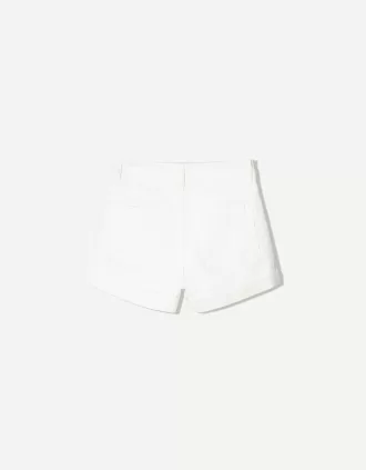 Shorts in denim arrotolati