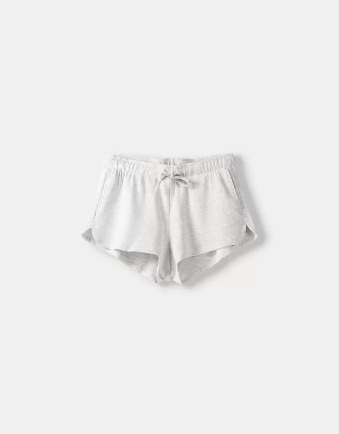 Shorts in maglia a nido d’ape