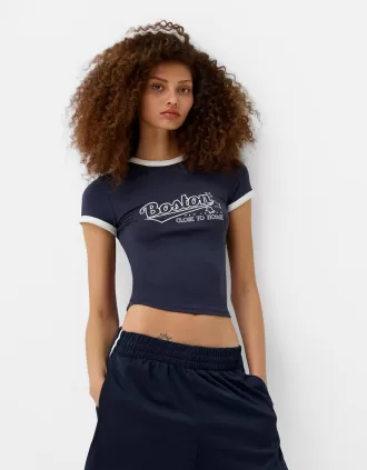 Shorts retrò con banda laterale