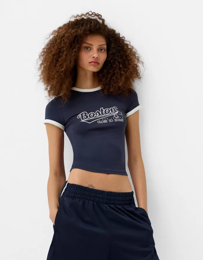 Shorts retrò con banda laterale