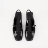 Slingback Mary Jane con tacco largo