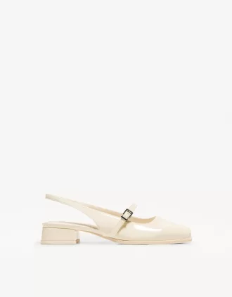 Slingback Mary Jane con tacco largo