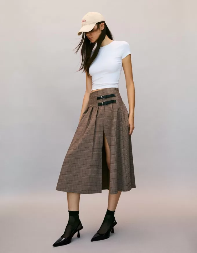 Slingback con tacco gattino