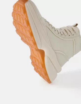 Sneaker alte con suola spessa