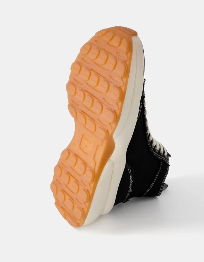 Sneaker alte con suola spessa