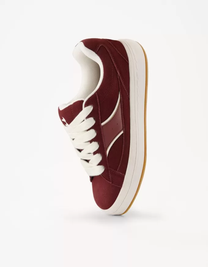 Sneaker da skater in PELLE