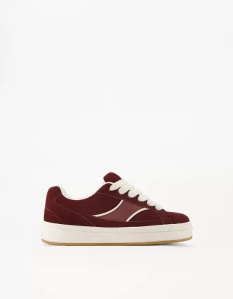 Sneaker da skater in PELLE