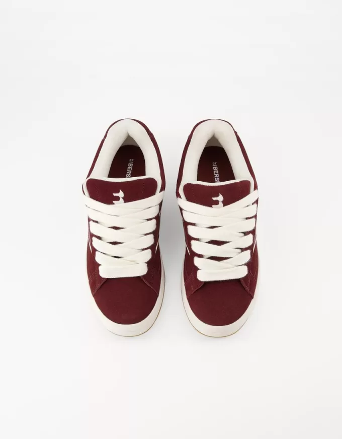 Sneaker da skater in PELLE