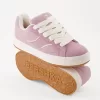 Sneaker da skater in pelle crosta