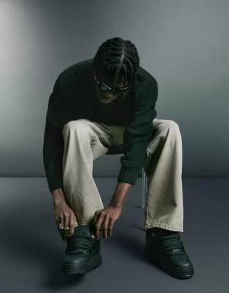 Sneaker da skater robuste da uomo