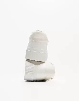 Sneaker platform con stampa animalier