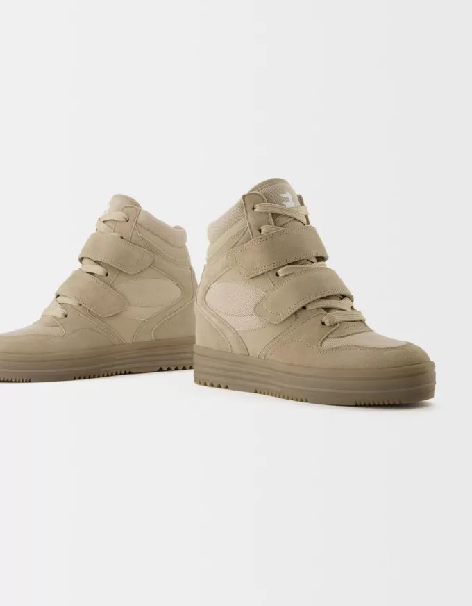 Sneakers alte con zeppa interna