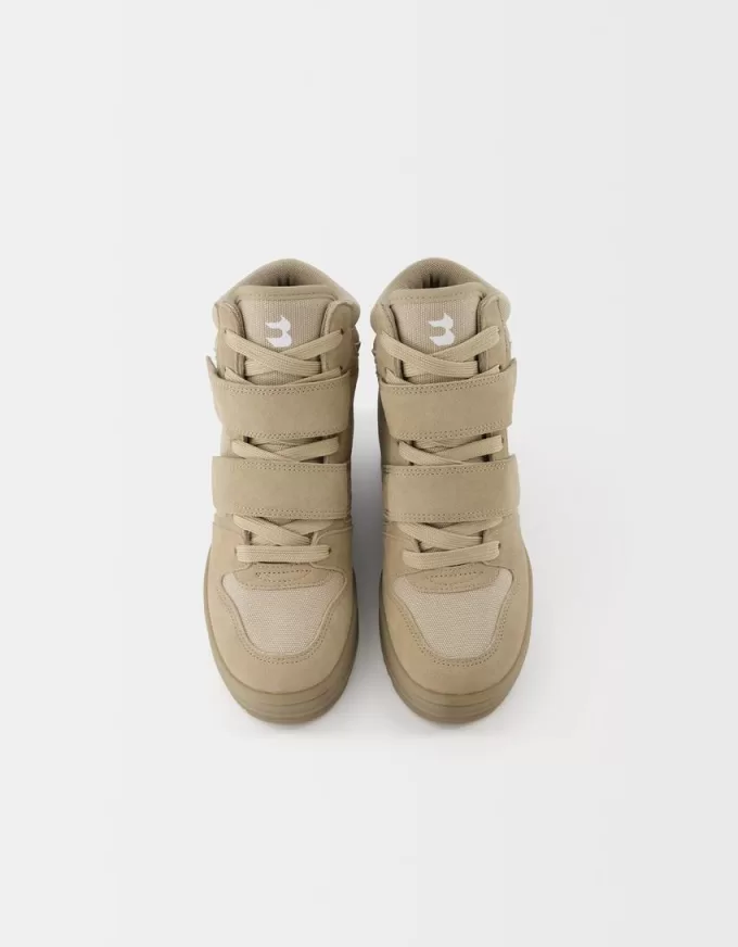 Sneakers alte con zeppa interna