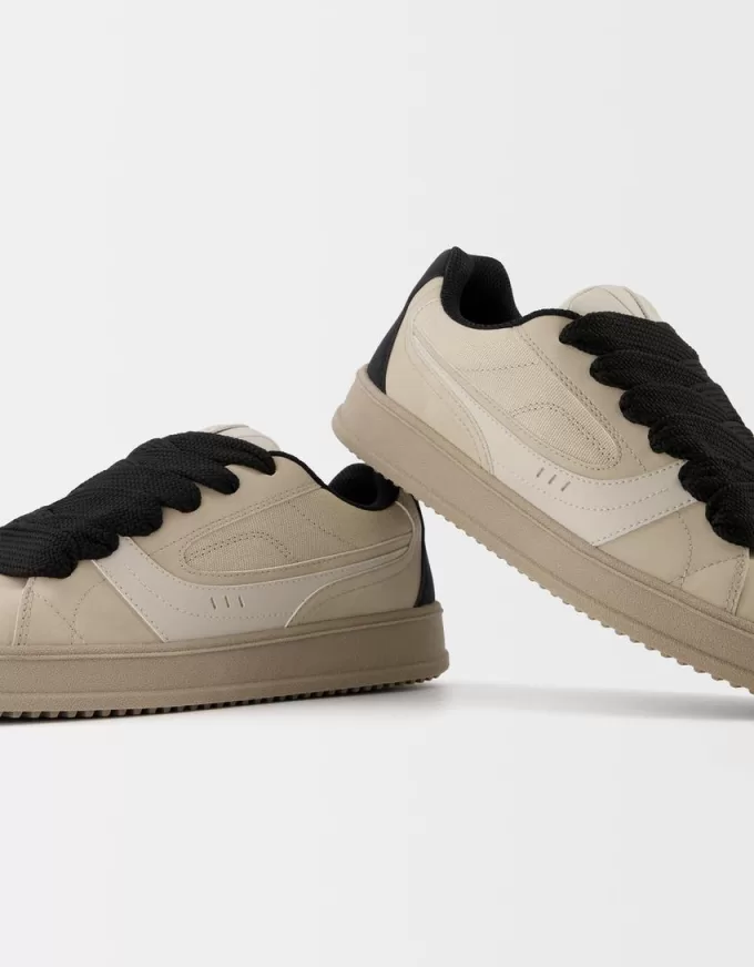 Sneakers skater con lacci XL