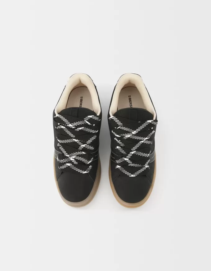 Sneakers skater con lacci XL