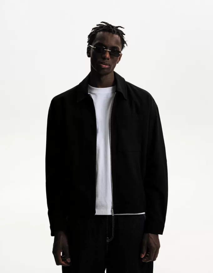 Sovracamicia con cerniera