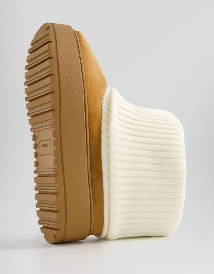 Stivaletti con plateau a calzino