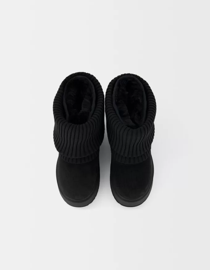 Stivaletti con plateau a calzino