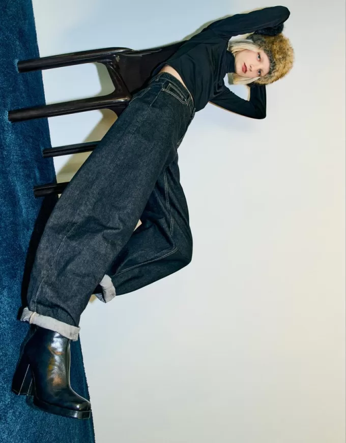 Stivaletti con plateau e tacco alto