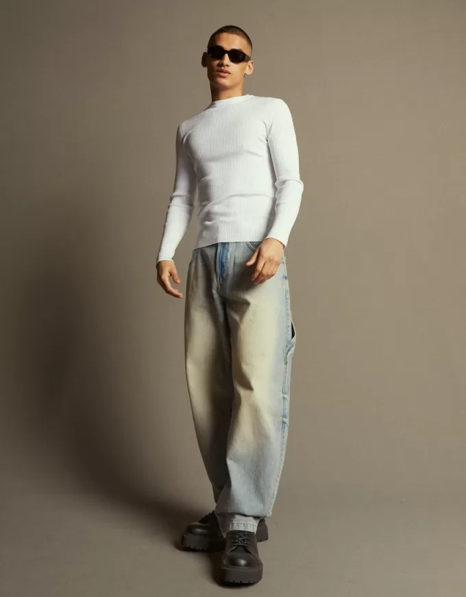 Stivaletti da uomo stringati con suola track