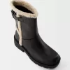 Stivaletti flat con dettaglio in finto shearling
