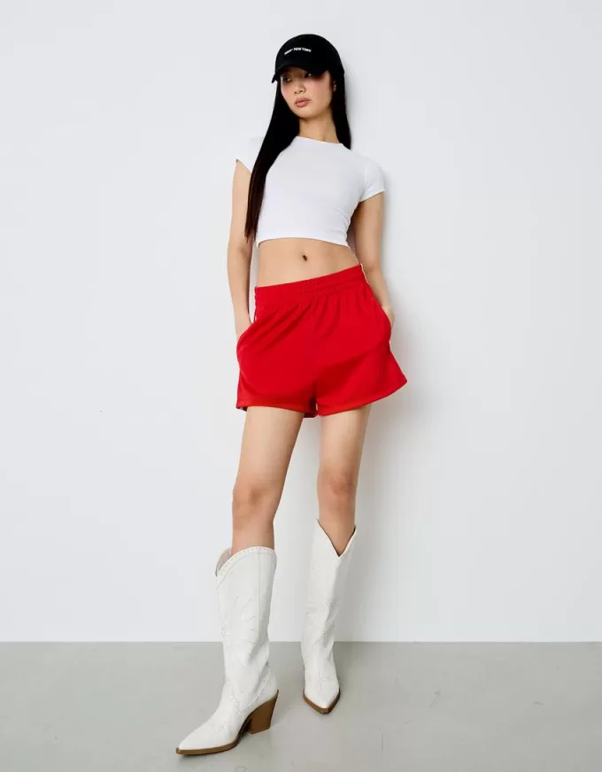 Stivali da cowboy con tacco alto e dettaglio borchiato