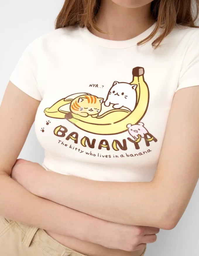T-shirt Bananya a maniche corte